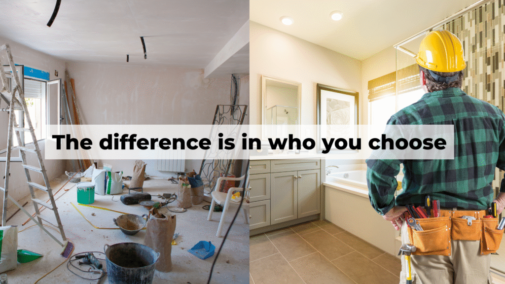 the difference is in who you choose for insurance.